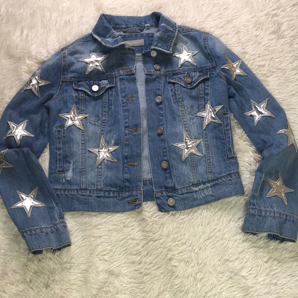 🎉Sale🎊 New Bagatelle Star Denim Jacket - Picture 11 of 16